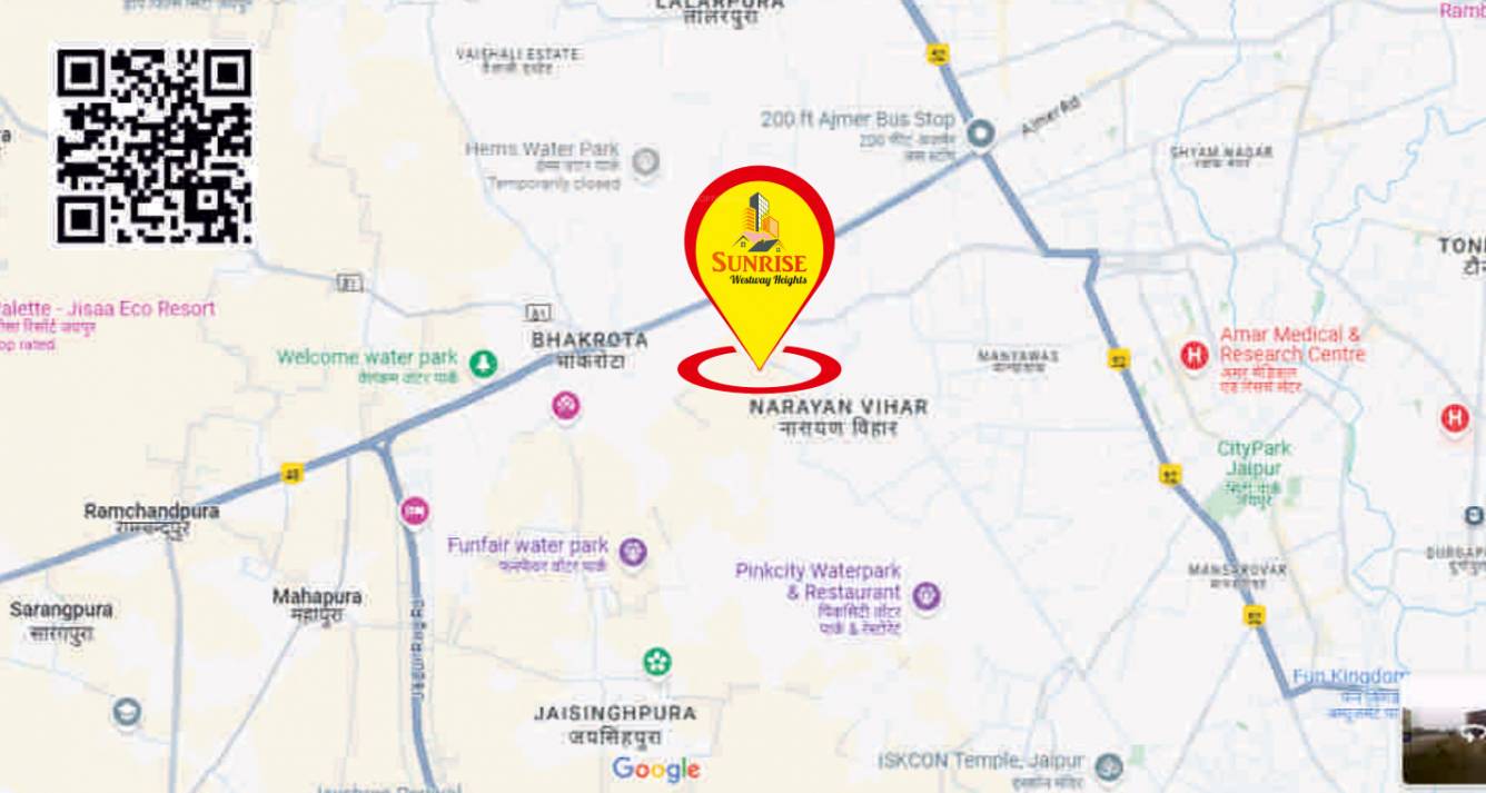  sunrise westway heights Location Plan