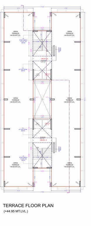 skyline Skyline Block A Cluster Plan from 1st to 14th Floor