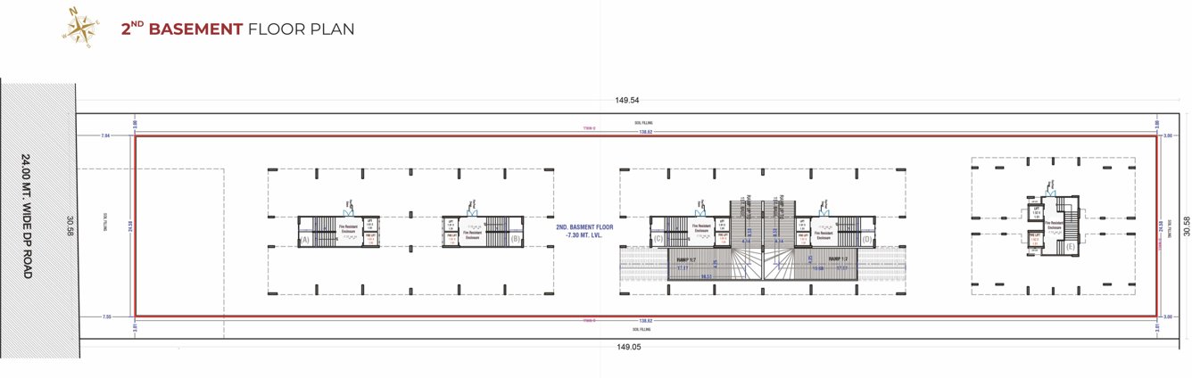 skyline Skyline Block A Cluster Plan from 1st to 14th Floor