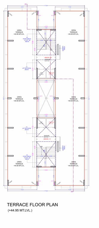 skyline Skyline Block C Cluster Plan from 1st to 14th Floor