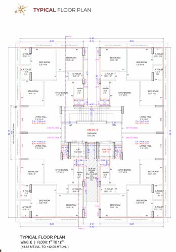 Skyline Block E Cluster Plan from 1st to 12th Floor skyline Skyline Block E Cluster Plan from 1st to 12th Floor