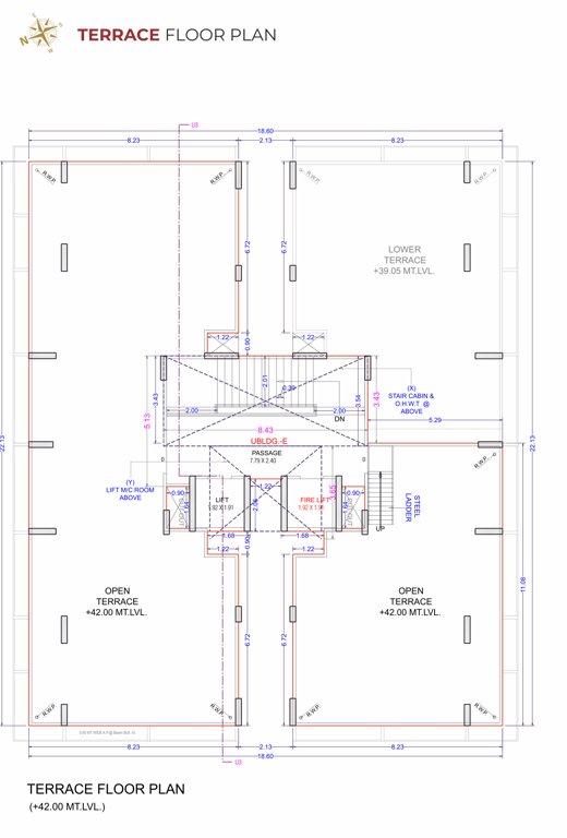 skyline Skyline Block E Cluster Plan from 1st to 13th Floor