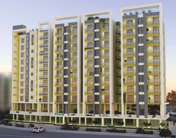 Elevation shiv-aangan-twin-towers Elevation