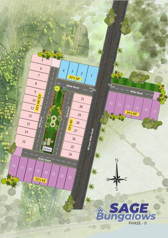 sage bunglows 2 Master Plan