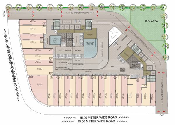  satyam-surya-manhattan Wing A and Wing B Cluster Plan