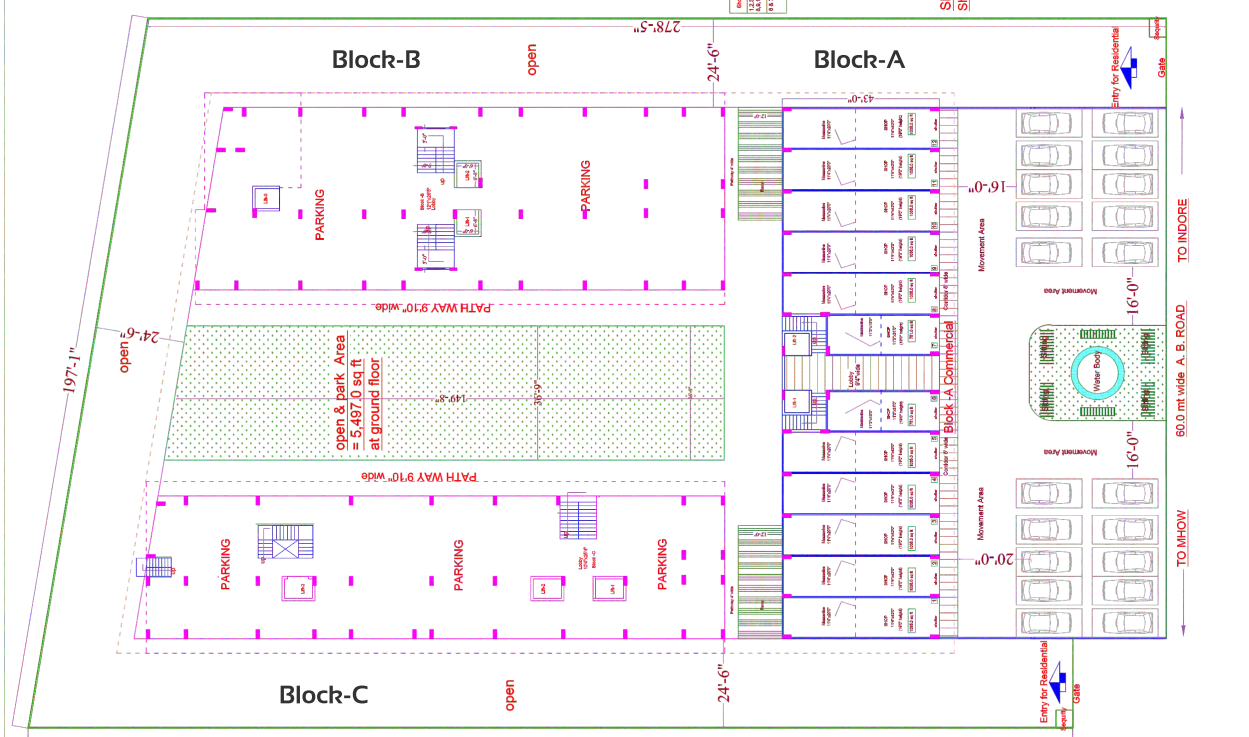  shanti marvella Layout Plan