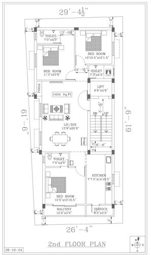  bhuvaneshwari-homes Bhuvaneshwari Homes Cluster Plan for 2nd Floor