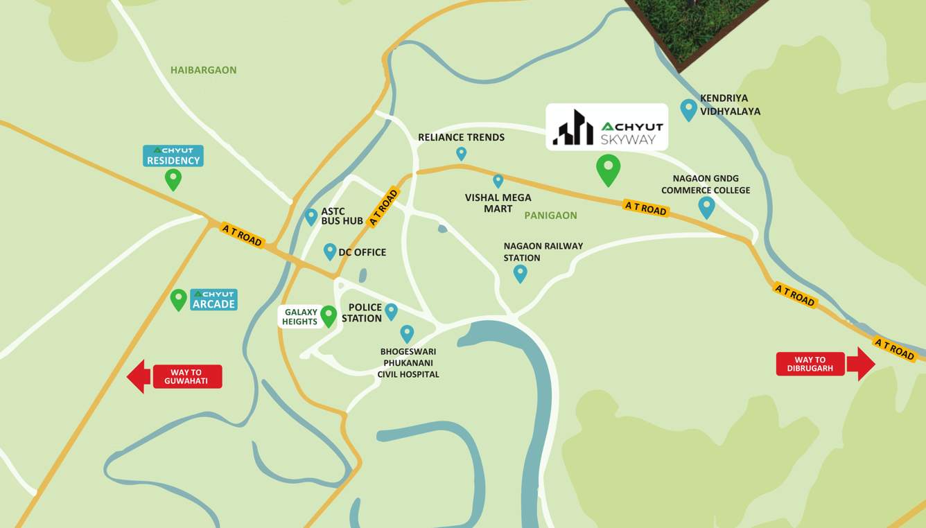  achyut skyway Location Plan