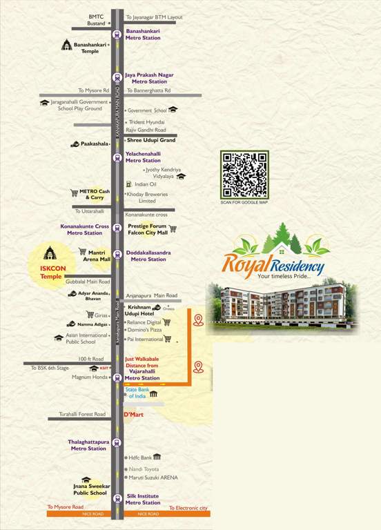 royal residency Location Plan