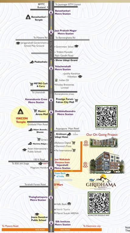  giri dhama residency Location Plan