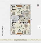  sriram-flats Sriram Flats Cluster Plan from 2nd to 3rd Floor