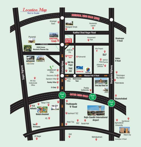  kadthal-smartcity Location Plan