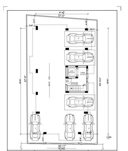  sree-balaji Sree Balaji Cluster Plan for Car Parking