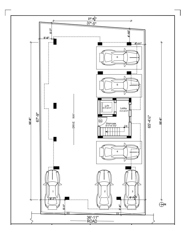 sree balaji Sree Balaji Cluster Plan for Car Parking