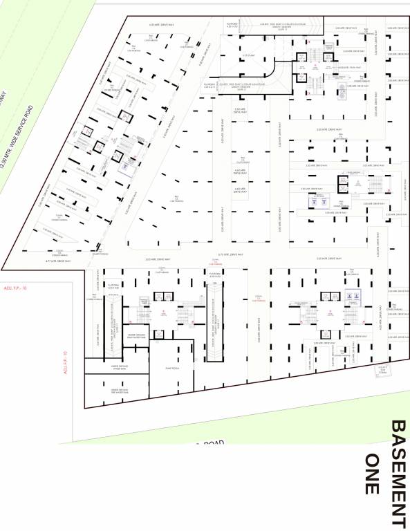  celestial Block A,B,C,D,E Cluster Plan for Basement 1