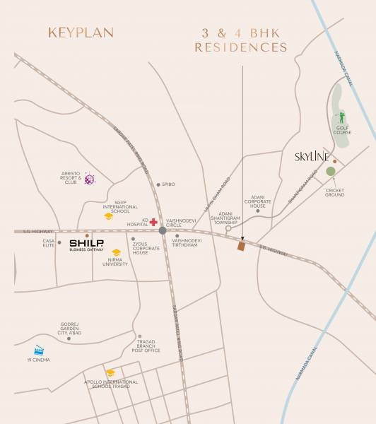  celestial Location Plan