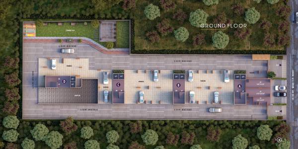  element Block A Cluster Plan for ground Floor