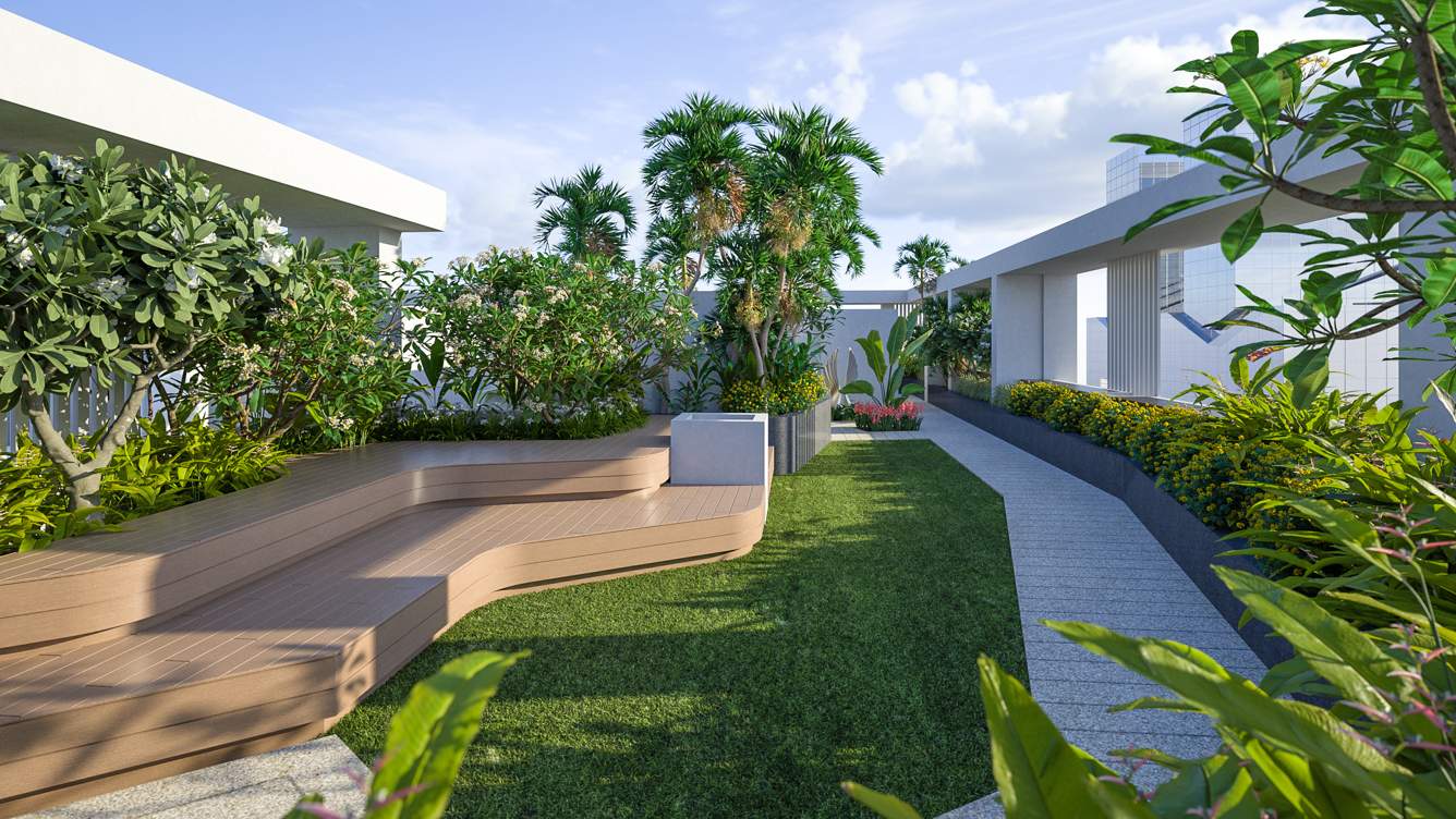  rustomjee prive Yoga/ Meditation Area