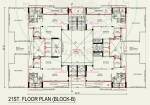 B Cluster Plan for 21th Floor aasthaa-magnolia B Cluster Plan for 21th Floor