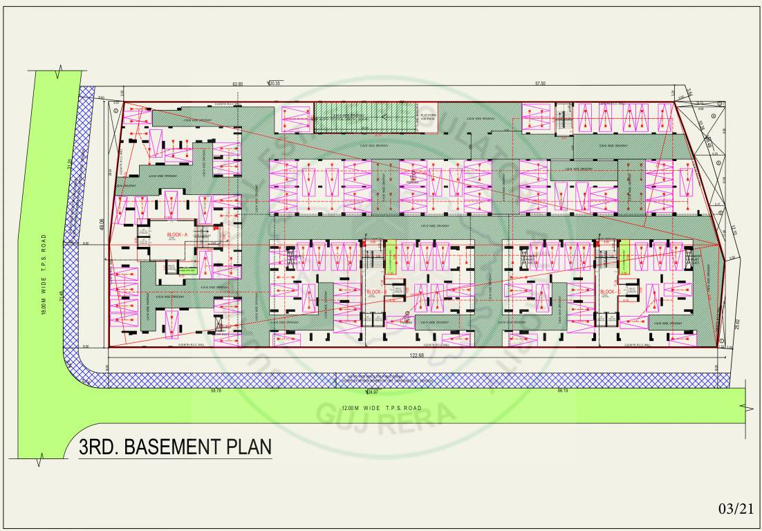  aasthaa magnolia C Cluster Plan for basement Floor