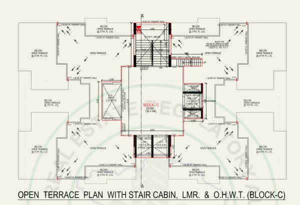  aasthaa-magnolia C Cluster Plan for terrace Floor