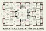 C Cluster Plan from 2nd to 19th Floor aasthaa-magnolia C Cluster Plan from 2nd to 19th Floor