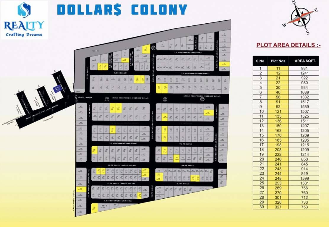  dollers colony phase ii Layout Plan