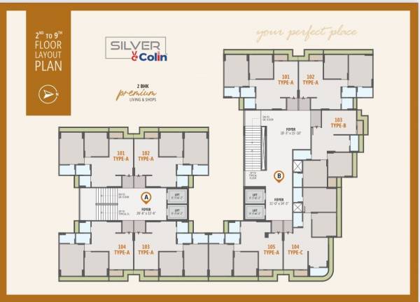  silver-colin Block A Cluster Plan