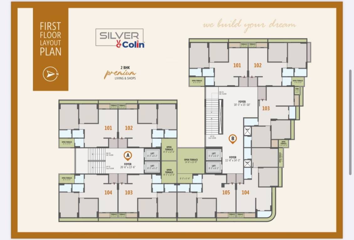  silver colin Block A Cluster Plan