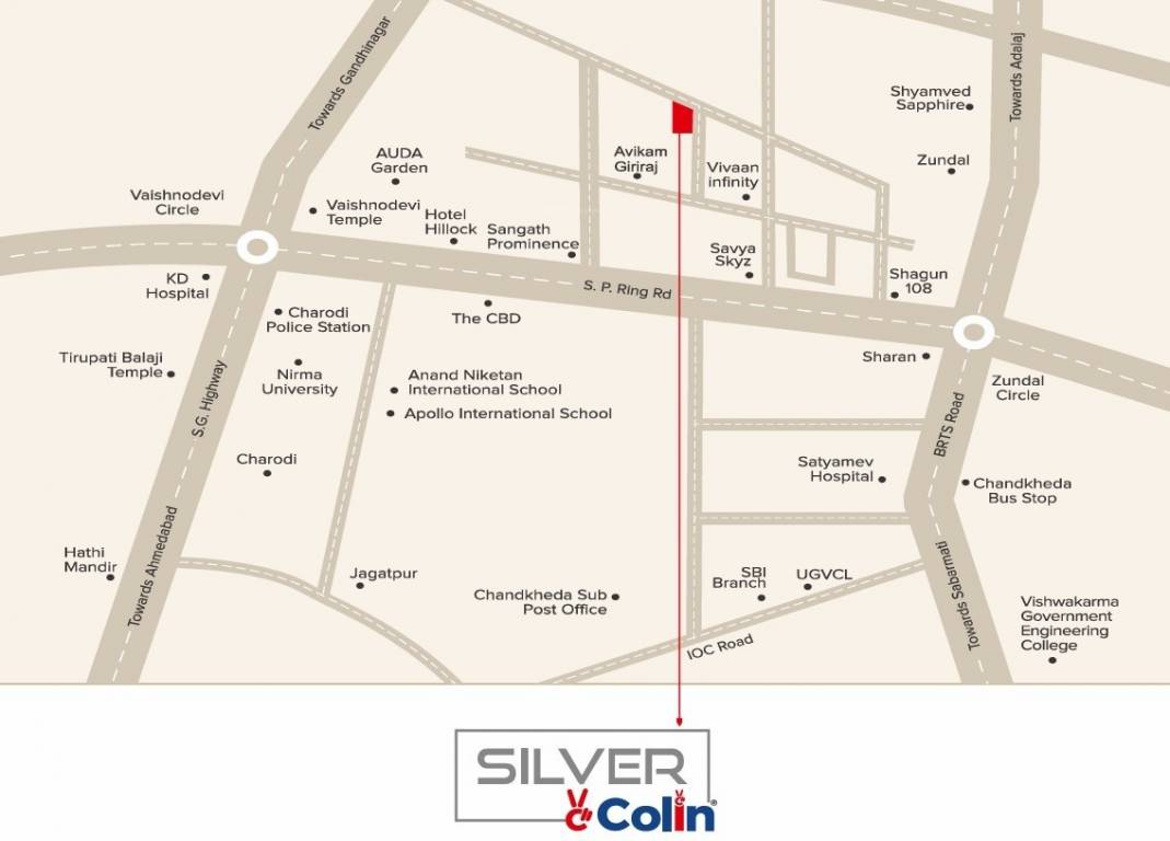  silver colin Location Plan