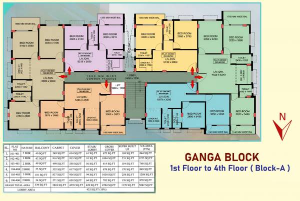  agarpara-complex Block A Cluster Plan