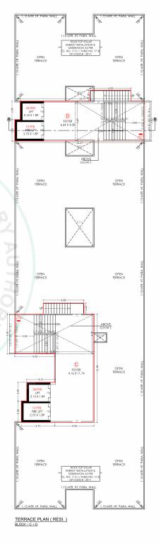  param nest D Cluster Plan for terrace Floor