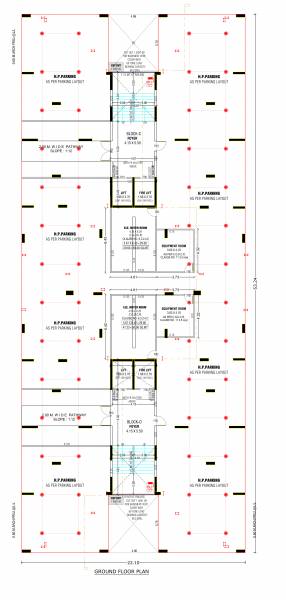  bliss Tower C D Cluster Plan for ground Floor