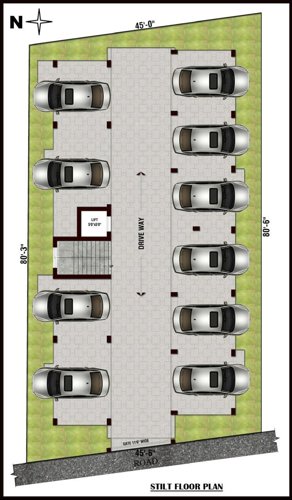  av-apartment AV Apartment Cluster Plan for ground Floor