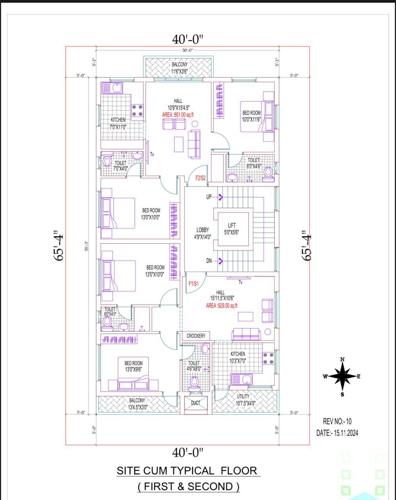  thulasis-dandelions Thulasis Dandelions Cluster Plan from 1st to 2nd Floor