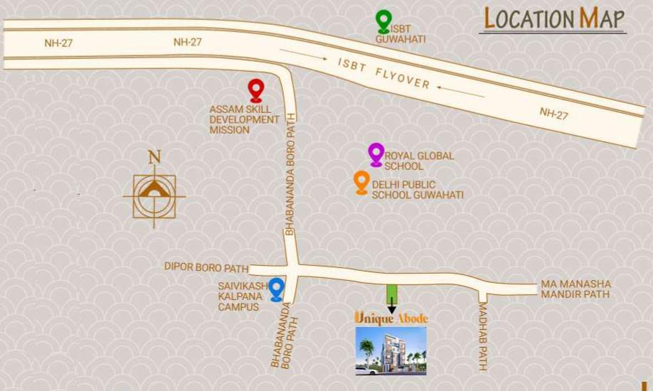  unique abode Location Plan
