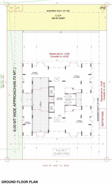  sangath-luxuria Tower A Cluster Plan for ground Floor