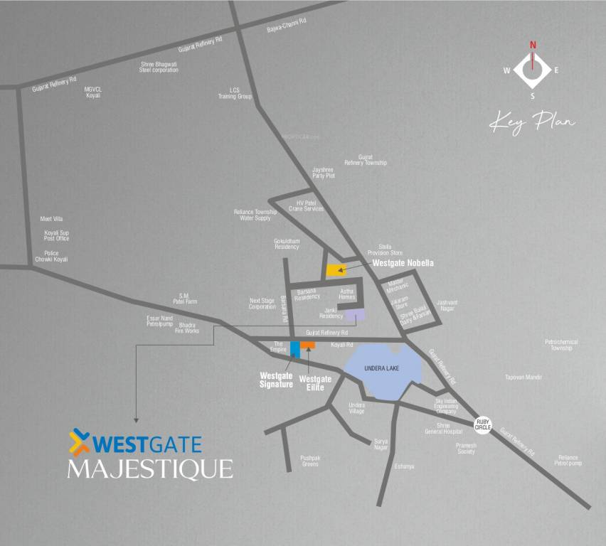 westgate majestique Location Plan