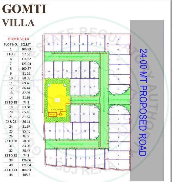  gomti-villa Layout Plan