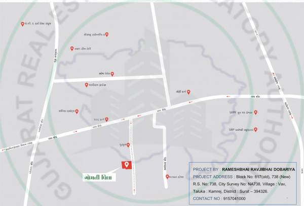  gomti-villa Location Plan