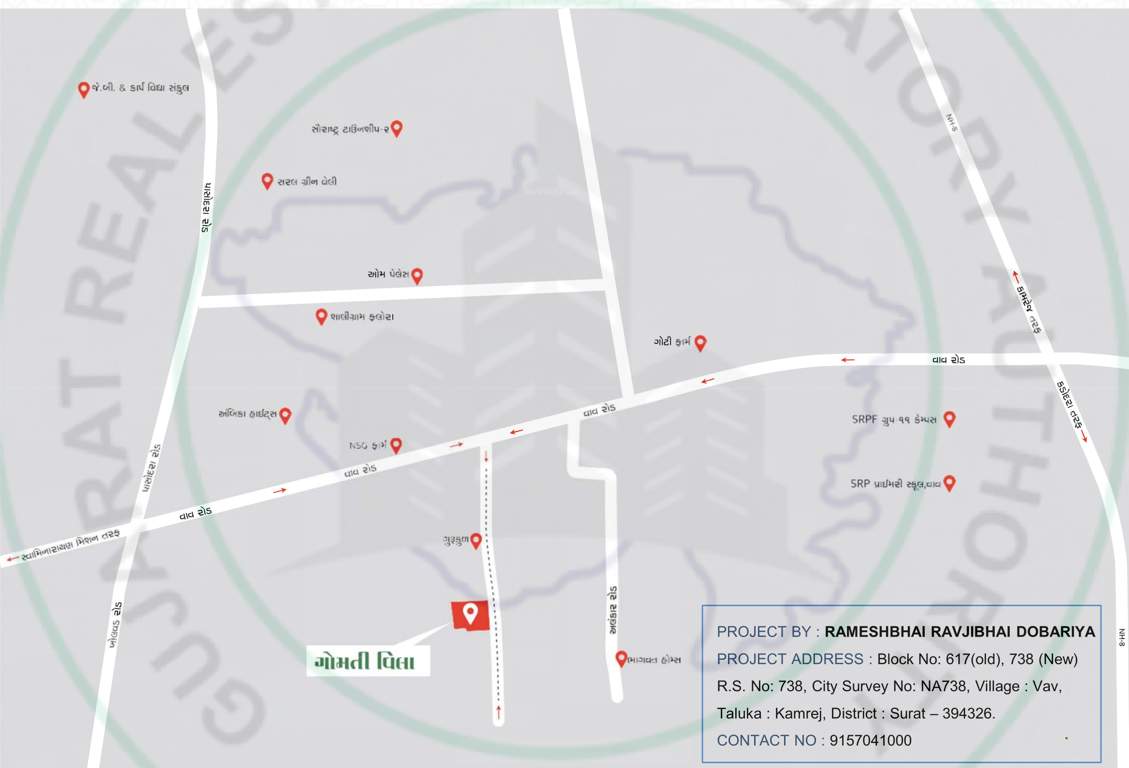  gomti villa Location Plan