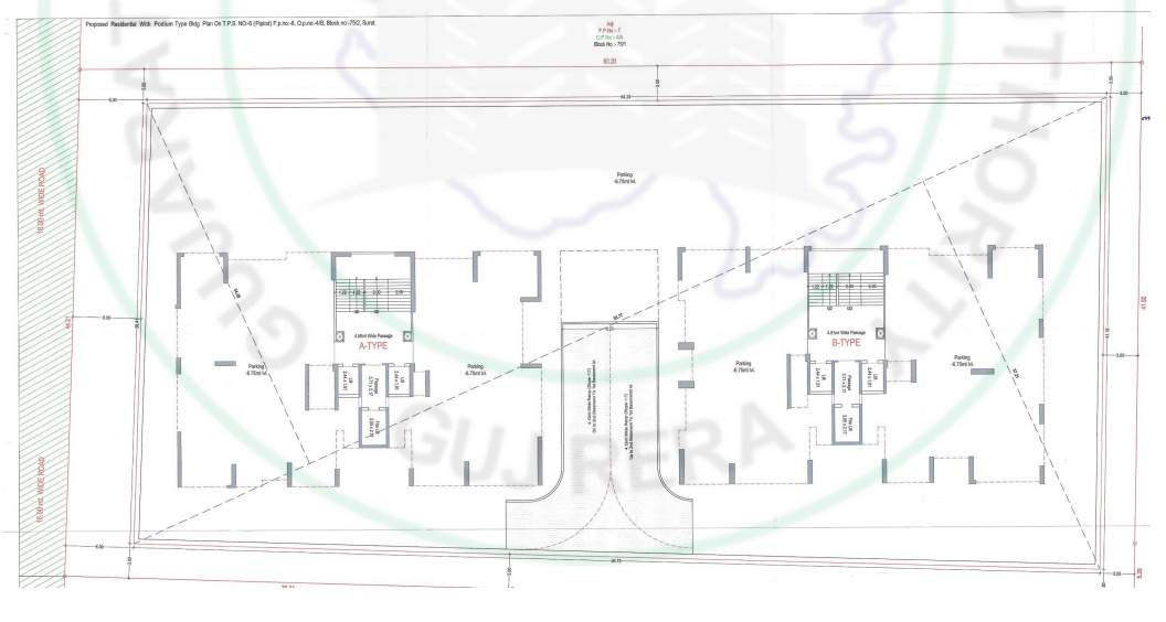  breeze Tower A Basement Plan for 2nd Floor