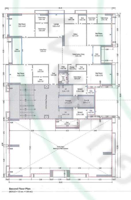  breeze Tower B Cluster Plan for 2nd Floor