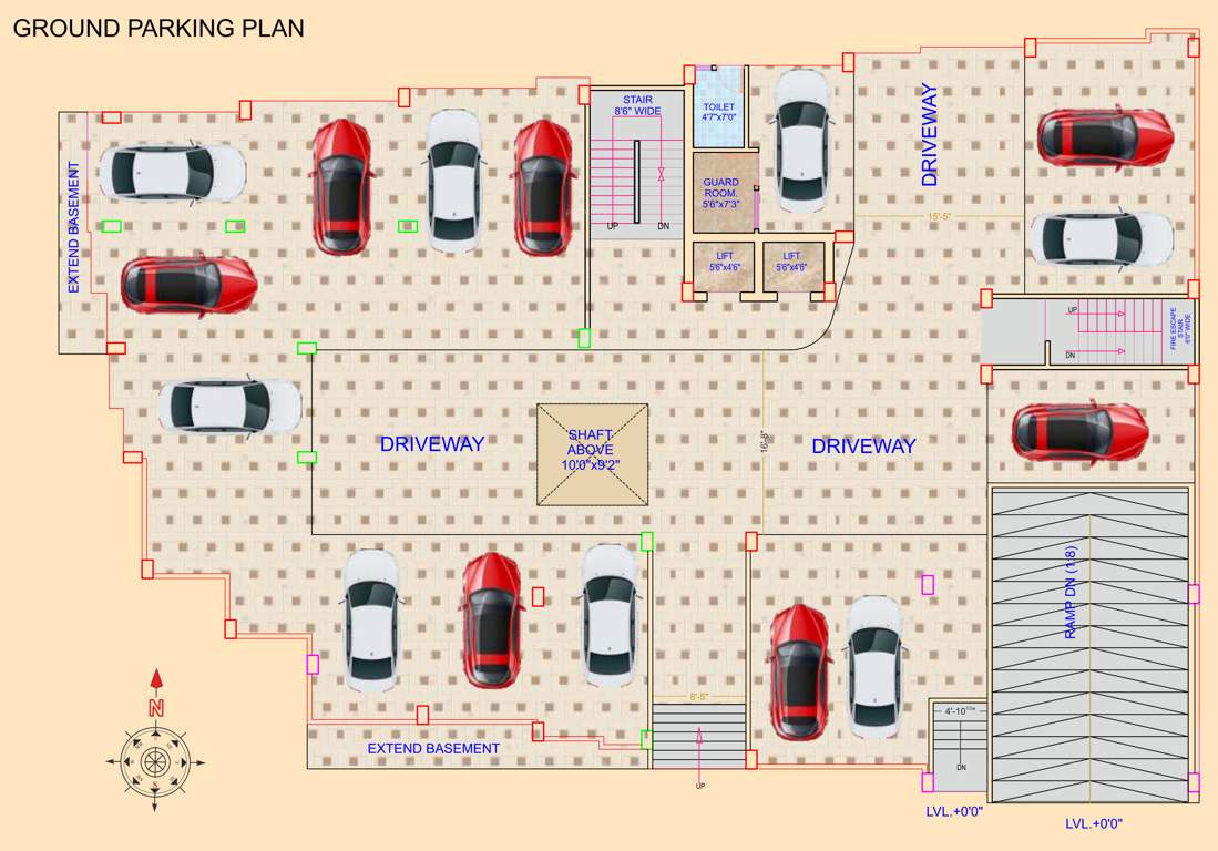  kashish maanik residency Kashish Maanik Residency Cluster Plan for ground Floor