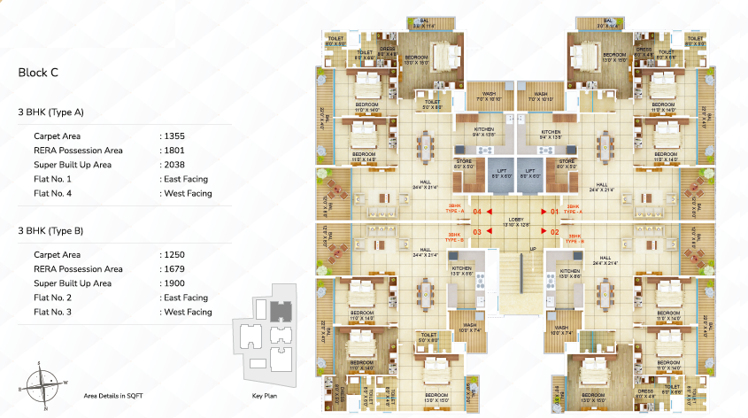samrudhi atlantis Cluster Plan