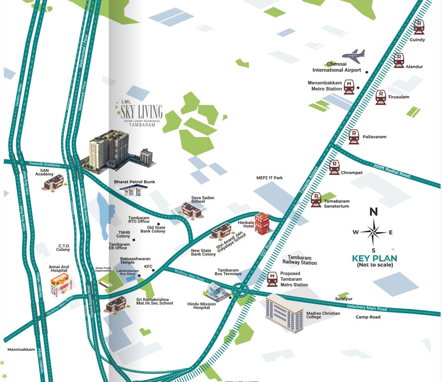  sky living Location Plan