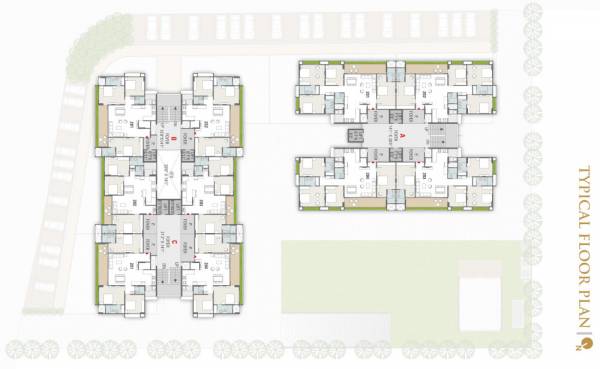  the-stately-and-calista Tower A Cluster Plan