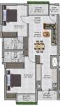 Avantara Cluster Plan from 1st to 3rd Floor  avantara Avantara Cluster Plan from 1st to 3rd Floor