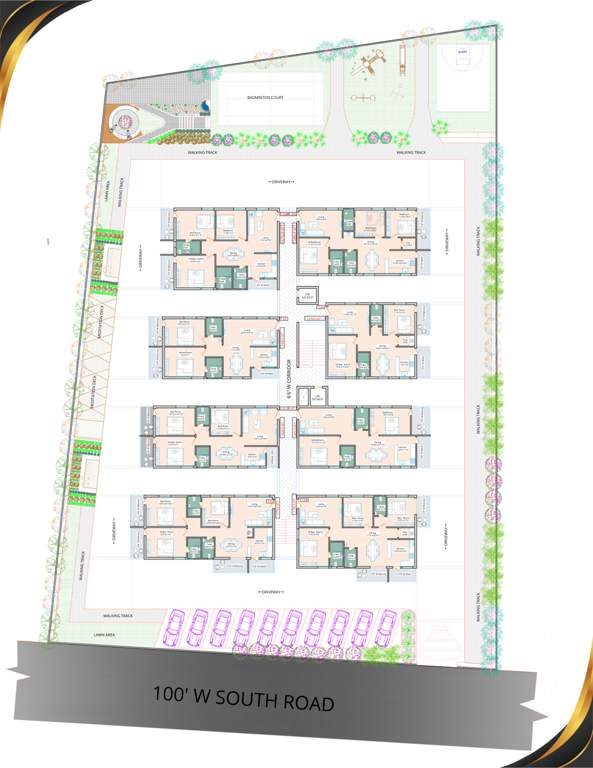  kaakatiya diamond heights Kaakatiya Diamond Heights Cluster Plan