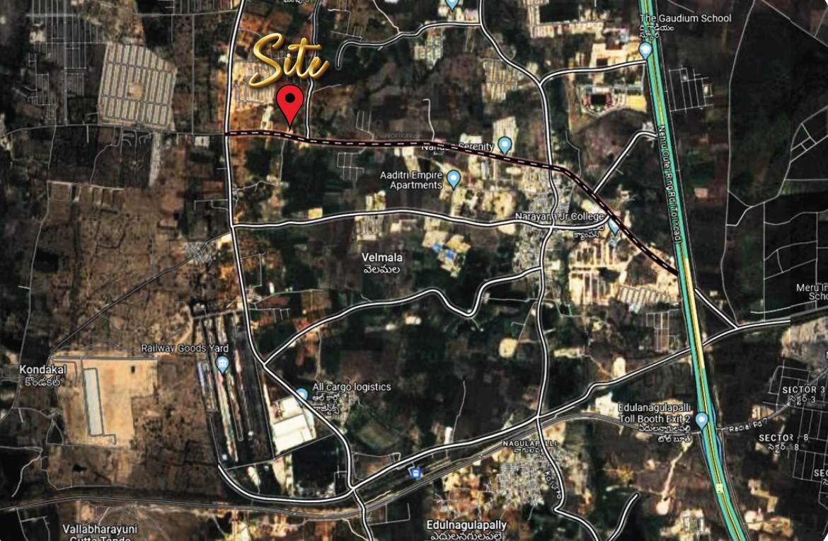  kaakatiya diamond heights Location Plan